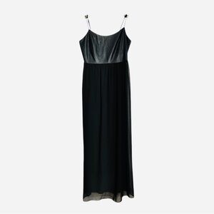 Black Spaghetti Strap Maxi Dress